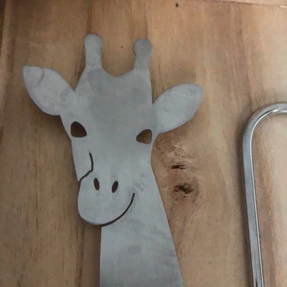 VTG Safari Design Stainless Steel Salad Utensils & Spatula by Susan Slee